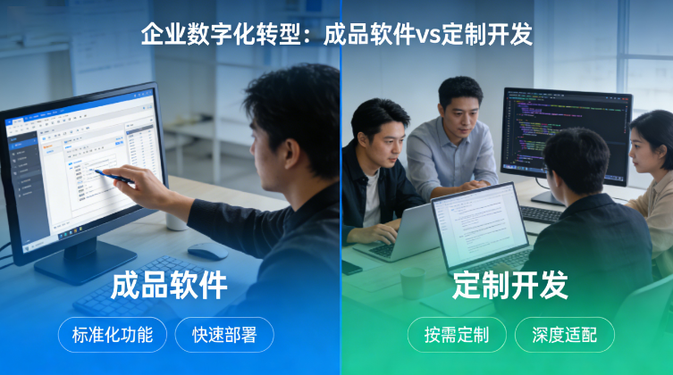 定制开发和成品软件哪个更适合企业?